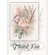 FLORAL BEAUTIES GREETING CARD Pampas Rose 6